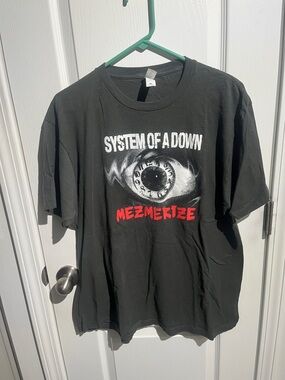 System of a Down Mezmerize charcoal gray Graphic Tee size XL